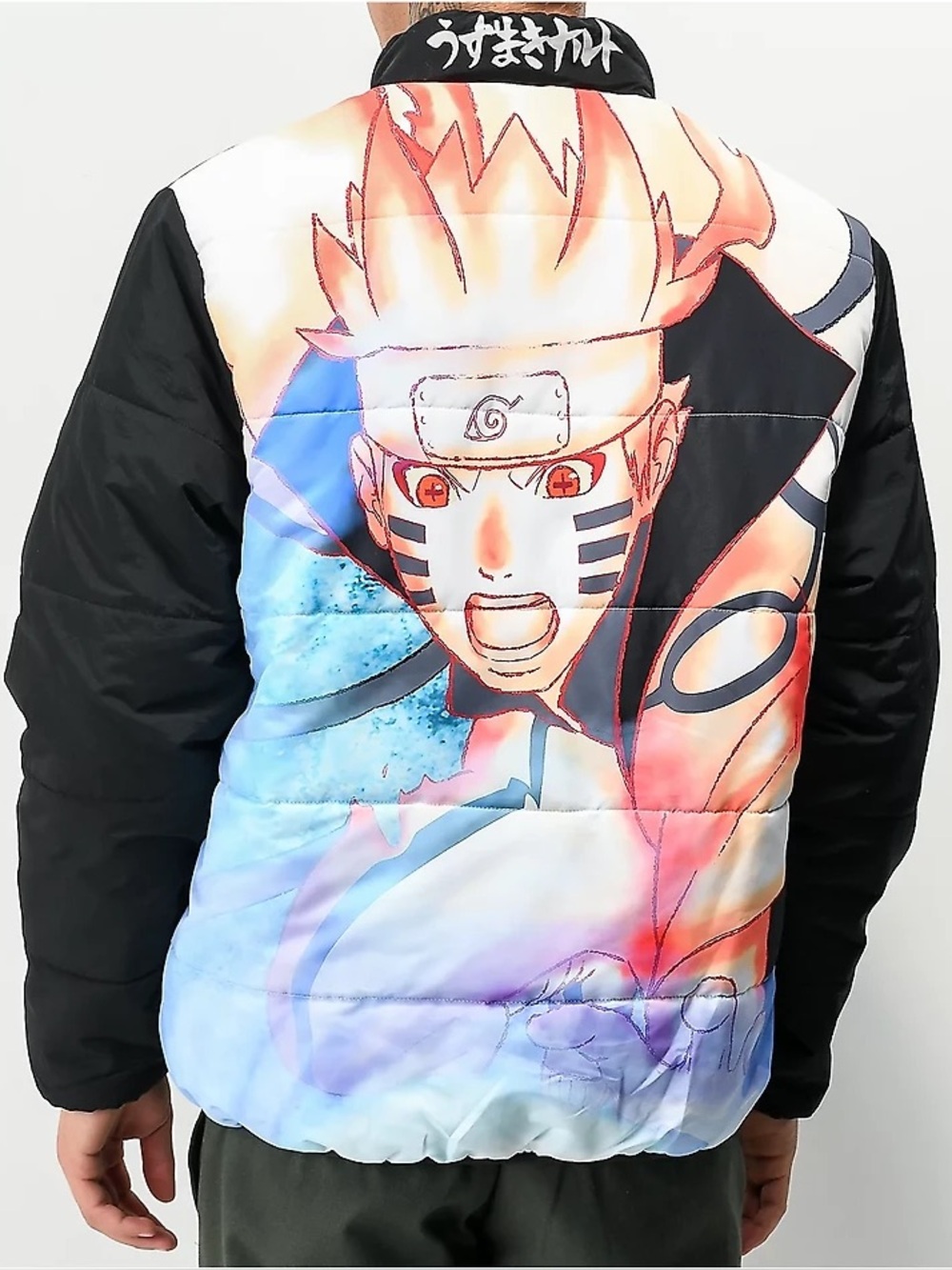 Naruto Black Puffer Jacket